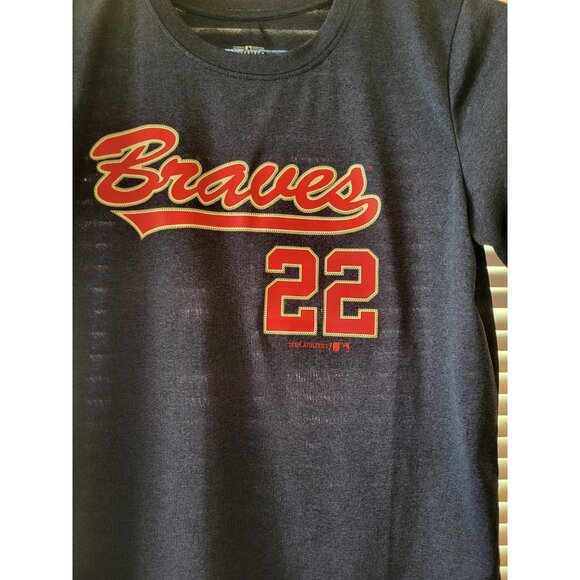 Atlanta braves t-shirt size large 12-14 - Picture 3 of 5